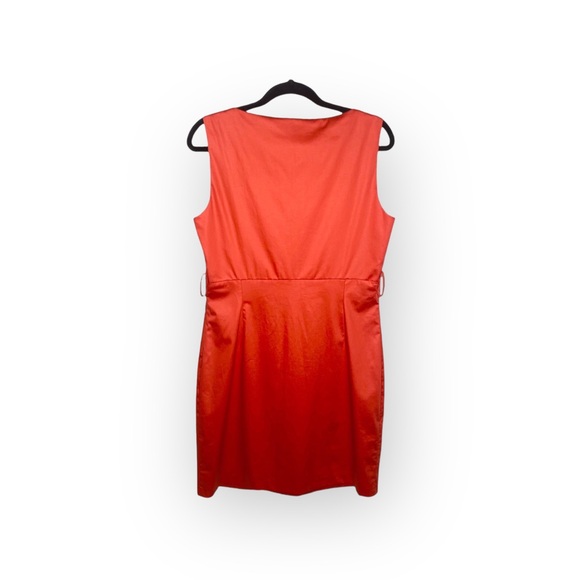 new Love Moschino ☻︎ V Neck Shift Mini Dress ☻︎ Party Soirée ☻︎ Shiny Red ☻︎ 10 - Picture 14 of 17